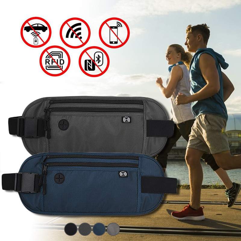 Ceinture Portefeuille de Voyage Invisible Anti-RFID – Image 2
