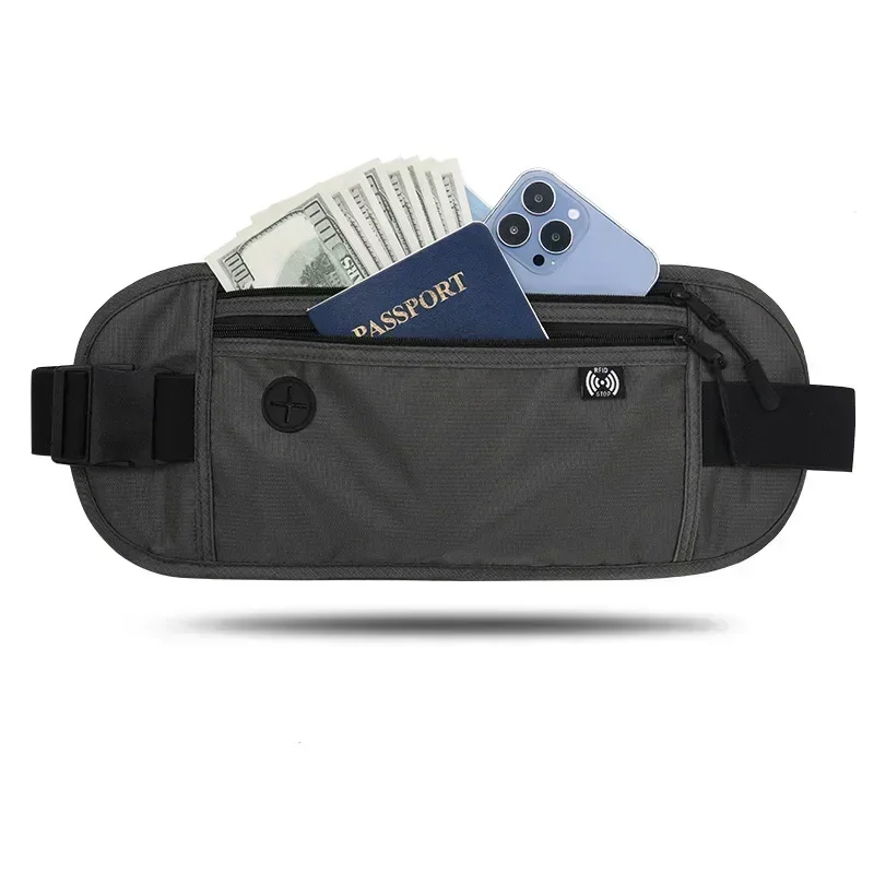 Ceinture Portefeuille de Voyage Invisible Anti-RFID – Image 11