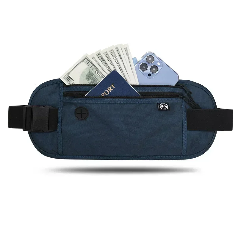 Ceinture Portefeuille de Voyage Invisible Anti-RFID – Image 9