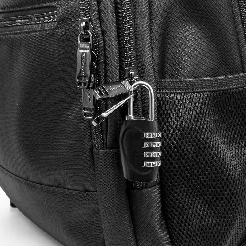 Cadenas Valise à Code 4 Chiffres Noir – Image 2