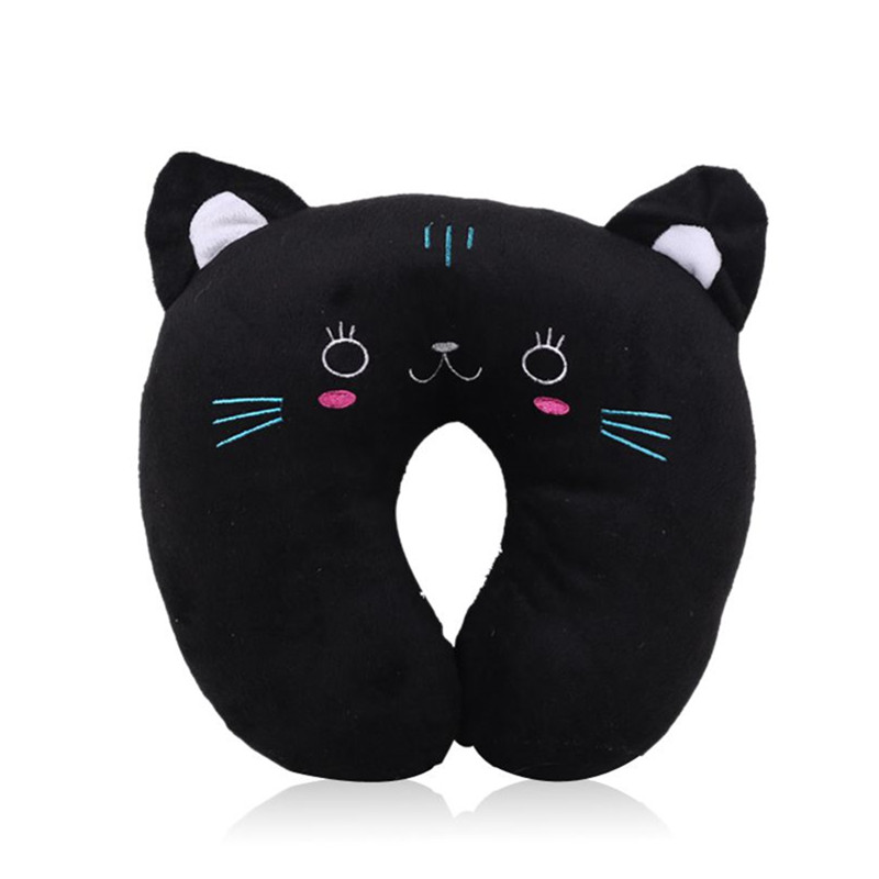 Coussin de Voyage Chat Noir