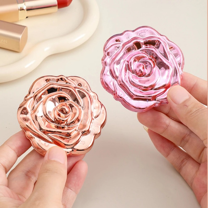 Miroir De Poche Rose Double Face Pliable – Image 5