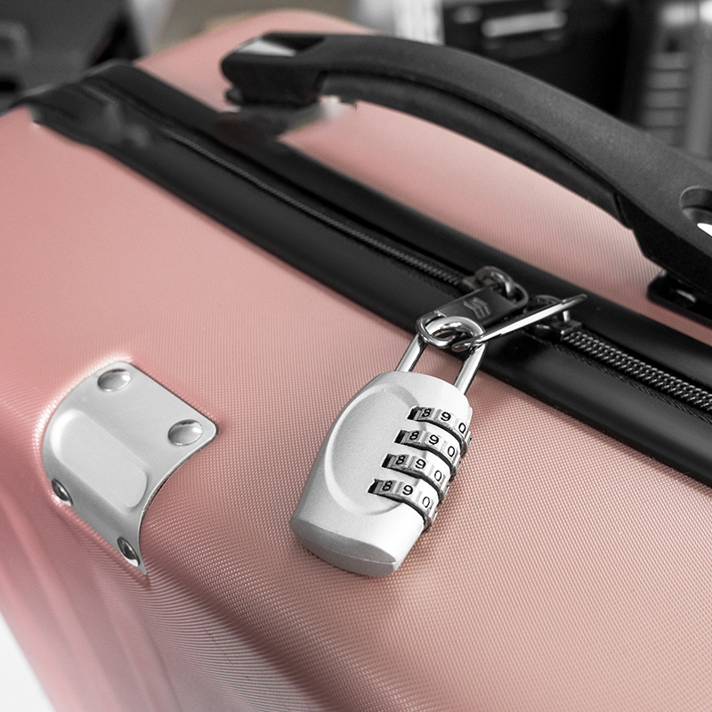 Cadenas Valise à Code 4 Chiffres Gris – Image 2