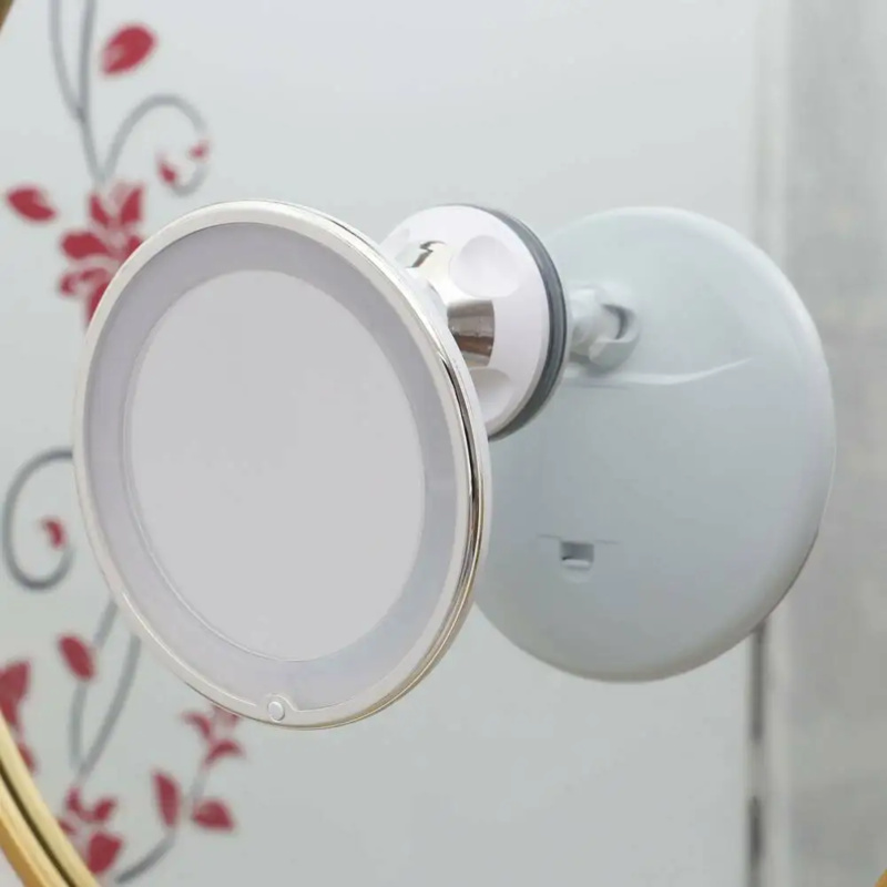 Miroir Grossissant LED X10 avec Ventouse et Bras Flexible – Image 6