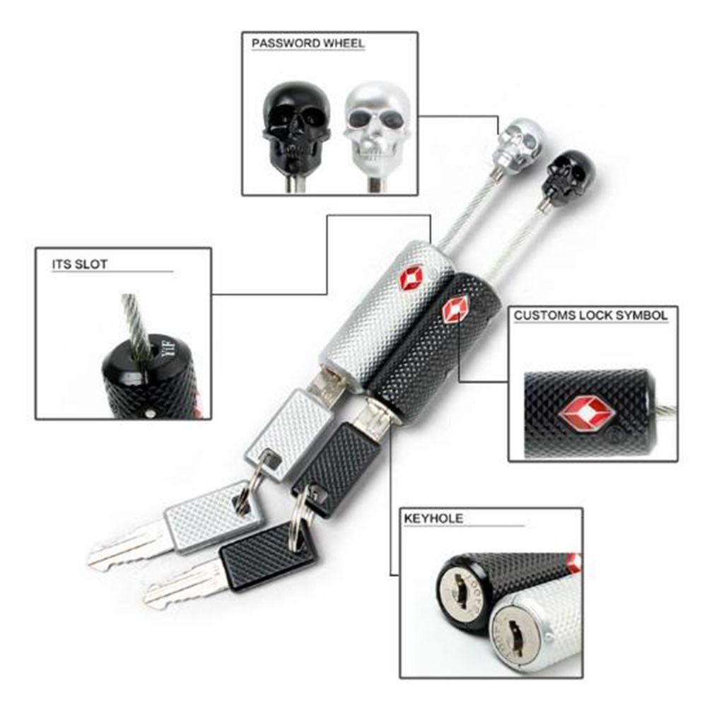 Cadenas Valise Skull TSA – Image 8