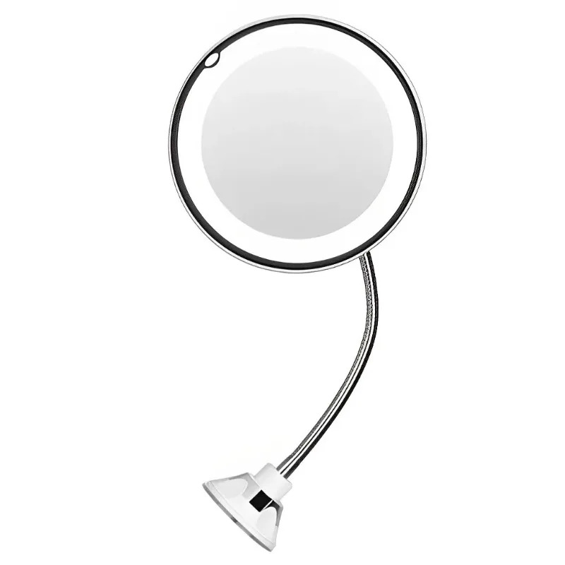 Miroir Grossissant LED X10 avec Ventouse et Bras Flexible – Image 7