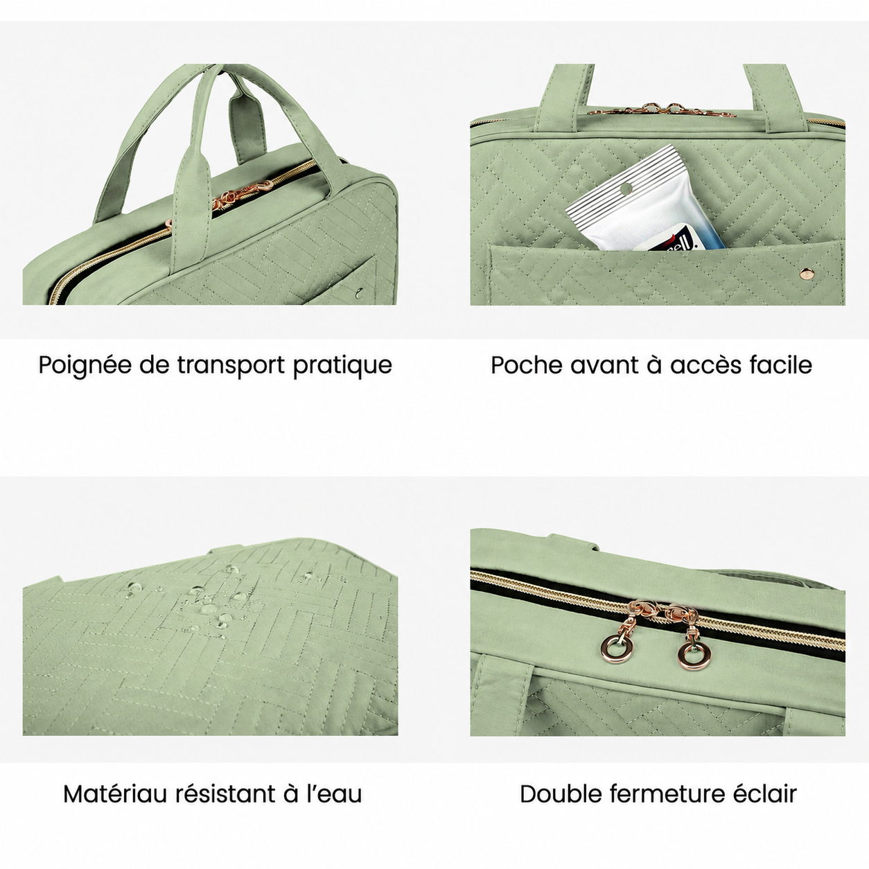 Trousse de toilette Pliable à Suspendre – Image 3