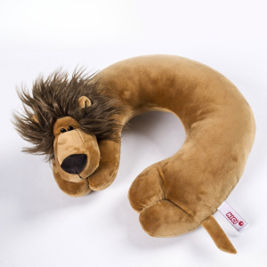 Coussin de Voyage Lion Brun