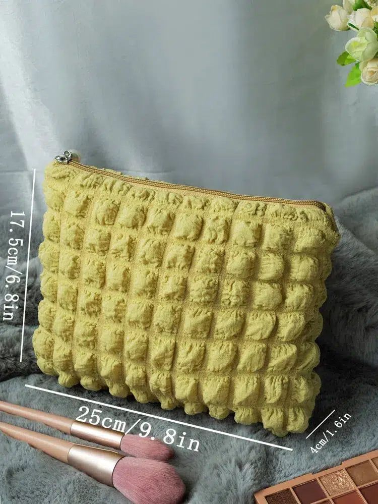 accessoire de voyage femme en jaune moutarde