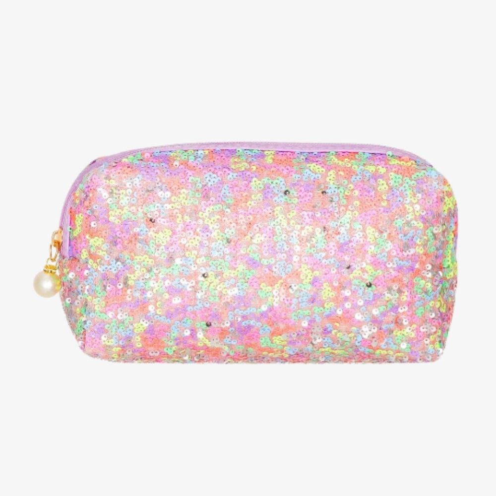 trousse de rangement pour cosmétiques en glitter