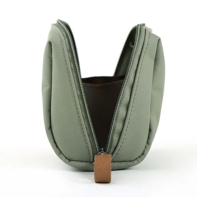 trousse de voyage élégante kaki