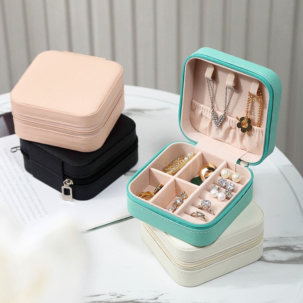 boîte de rangement pour bijoux en voyage