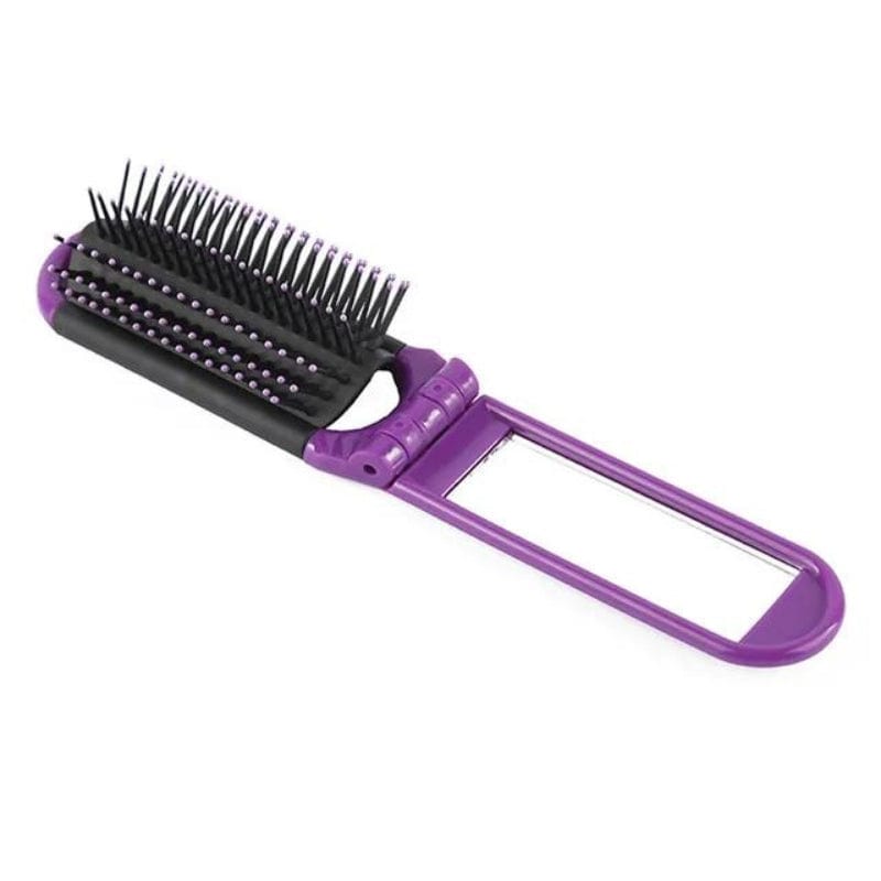 brosse de voyage avec miroir