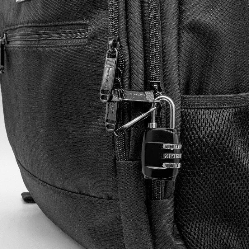 cadenas noir pour bagages à combinaison