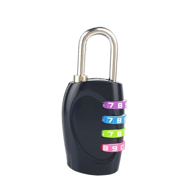 cadenas valise à code 4 chiffres coloré