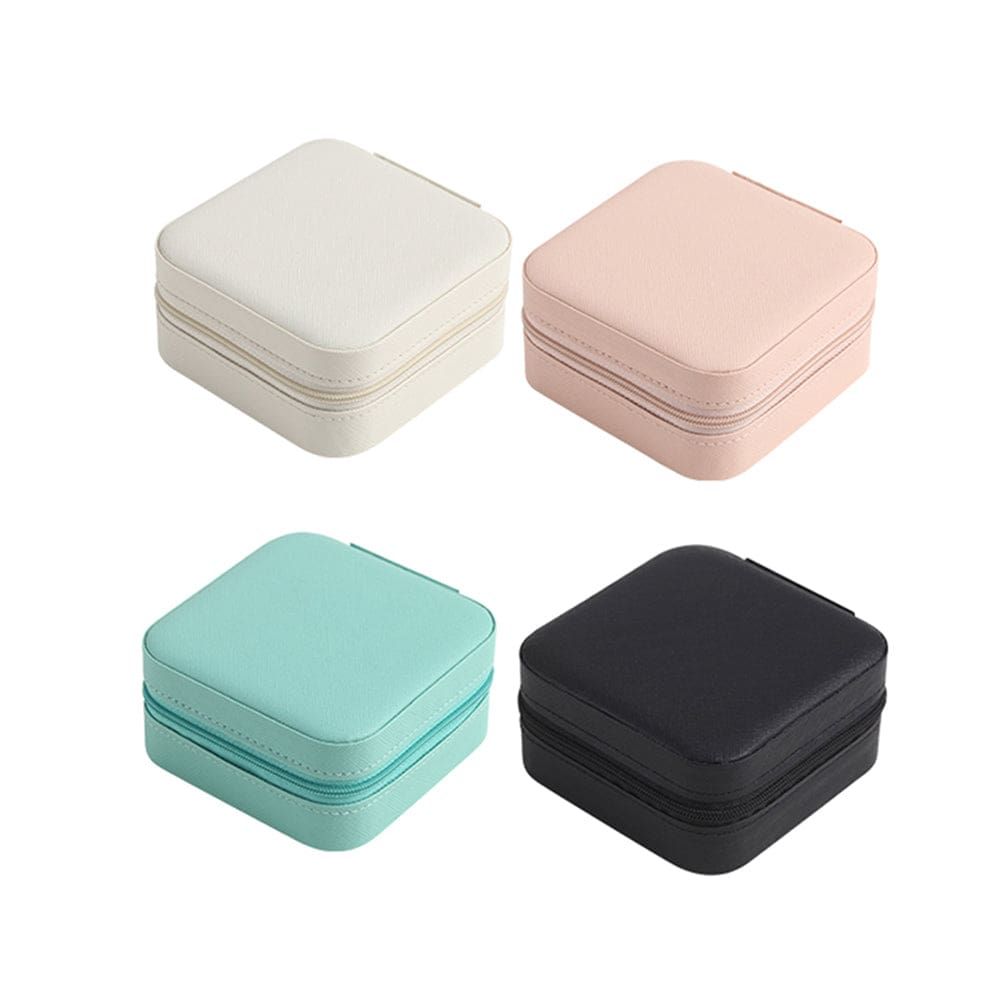 coffret à bijoux de voyage avec miroir intégré