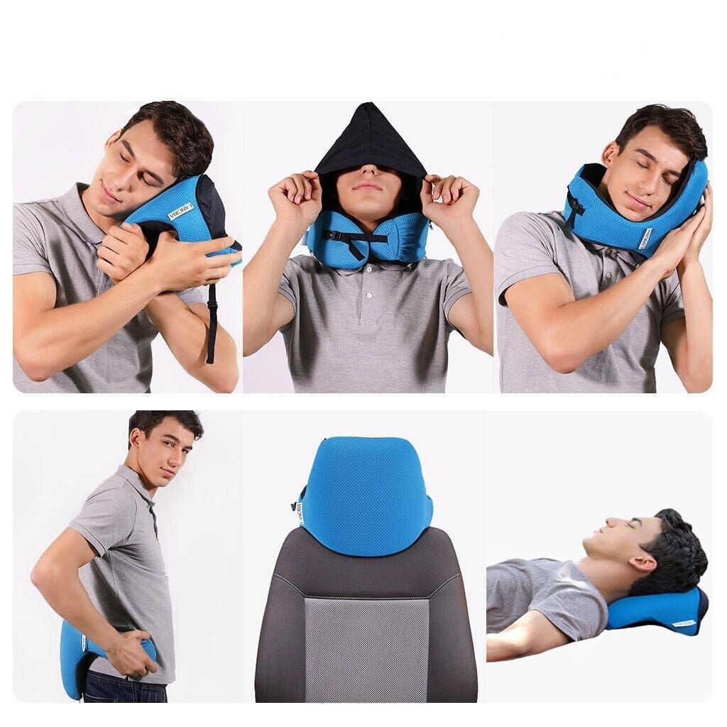 coussin de relaxation pour le siège auto ou l'avion