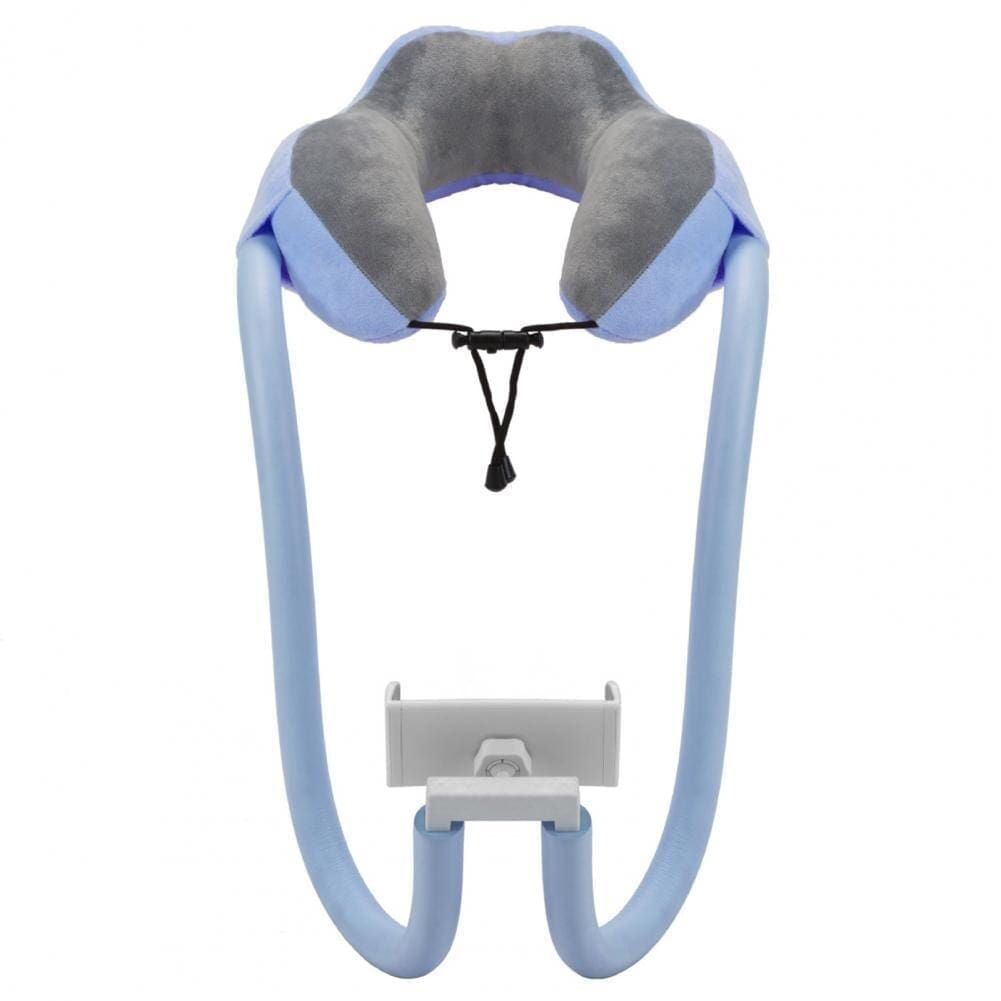 Coussin de Voyage avec Support Téléphone Portable