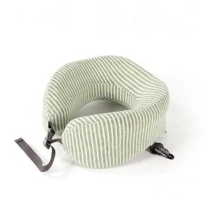 Coussin de Voyage Confort à Rayures