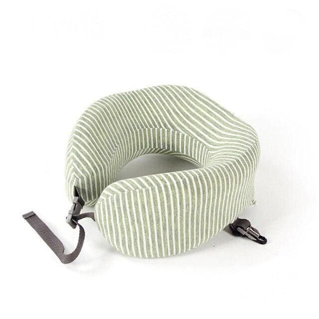 Coussin de Voyage Confort à Rayures