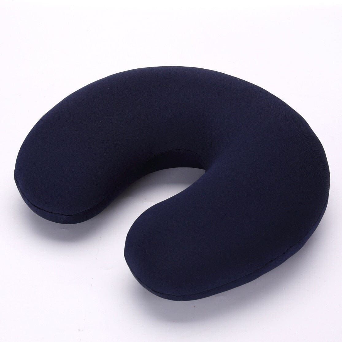 coussin de voyage microbilles bleu marine