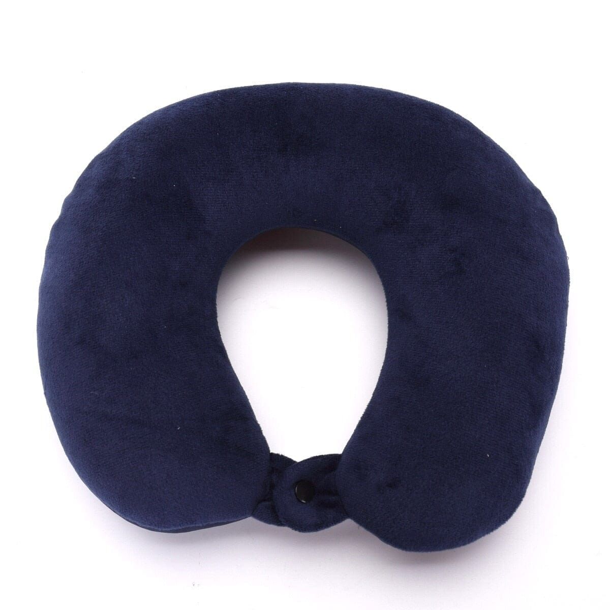 coussin de voyage microbilles confort bleu marine