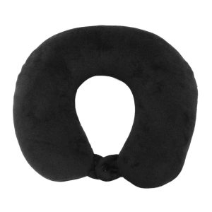 coussin de voyage microbilles confort noir