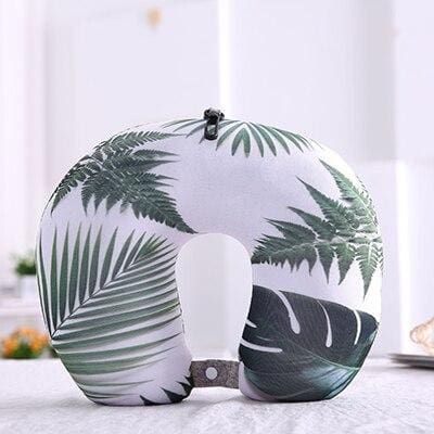 coussin de voyage microbilles tropical