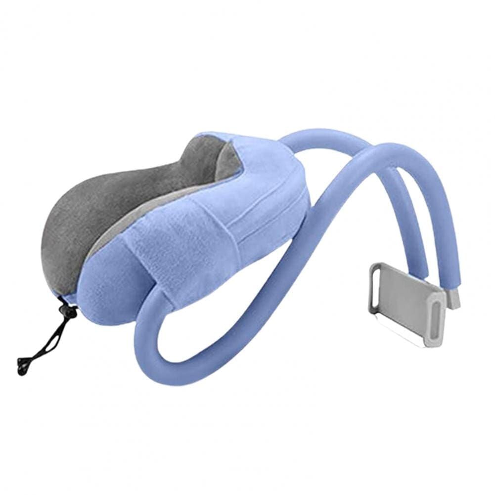 coussin de voyage pour dormir avec support téléphone