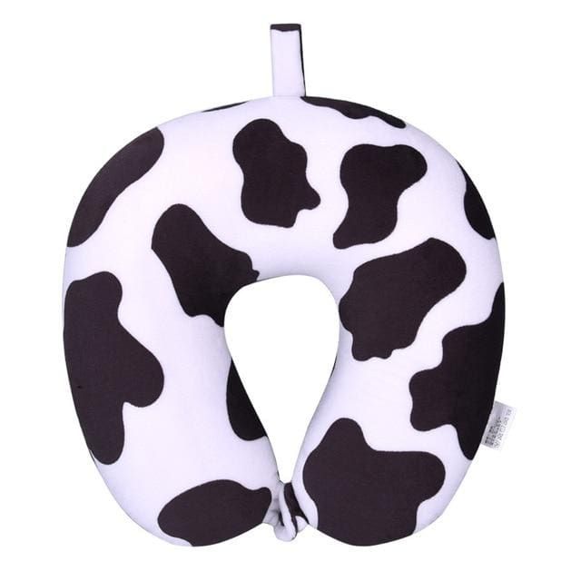 coussin de voyage vache
