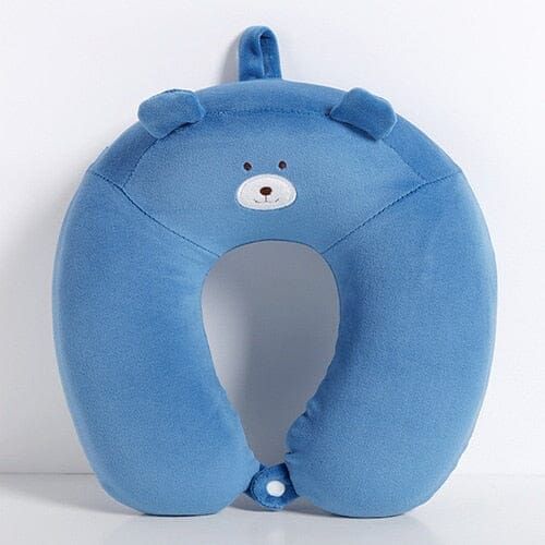 coussin en mousse à mémoire de forme ours pour enfant