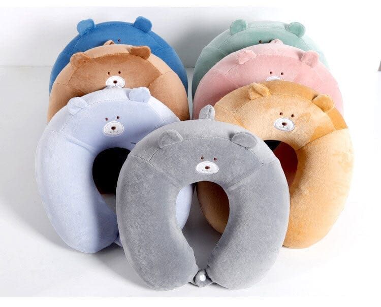 coussin mignon pour enfant en forme de teddy bear