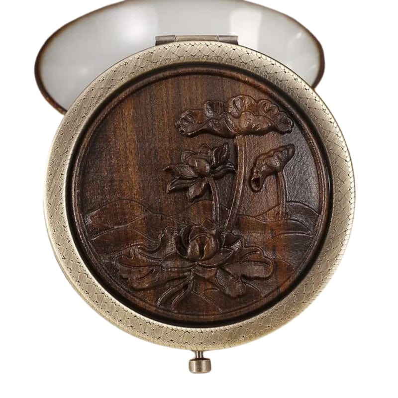 miroir en bois pour affichage à la mode