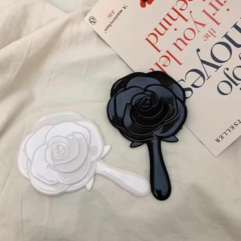 miroir rond rose pour sac à main