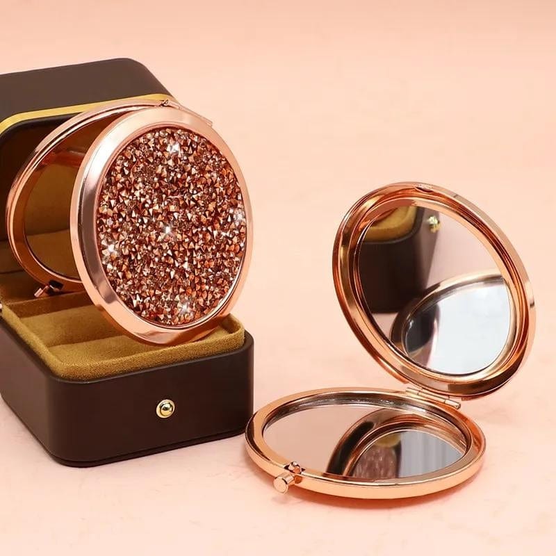 miroir de poche design luxe