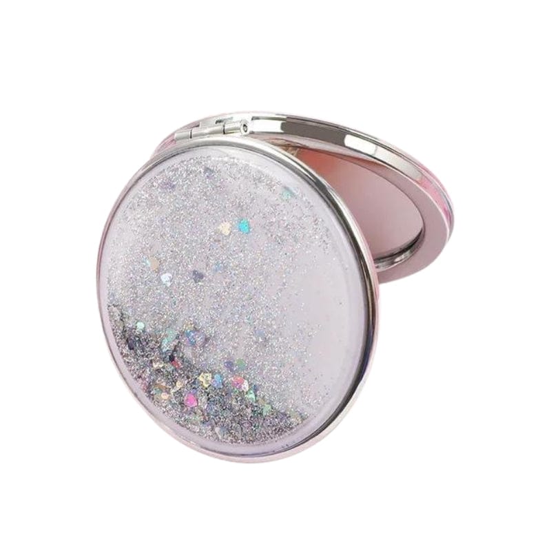 accessoire de beauté miroir paillettes