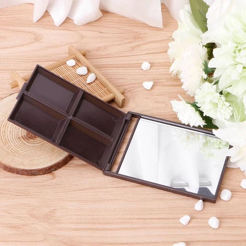 miroir de voyage pliable