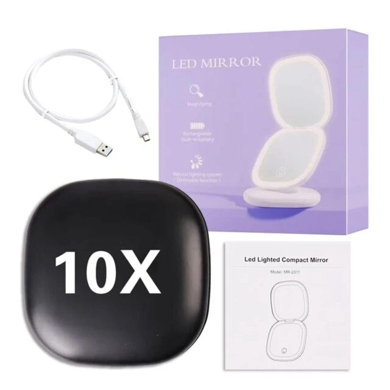 miroir avec LED pour une meilleure visibilité