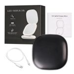 Miroir Grossissant De Poche Avec Led