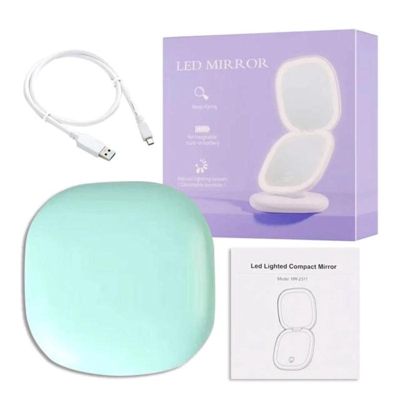 miroir de voyage pour retouche maquillage