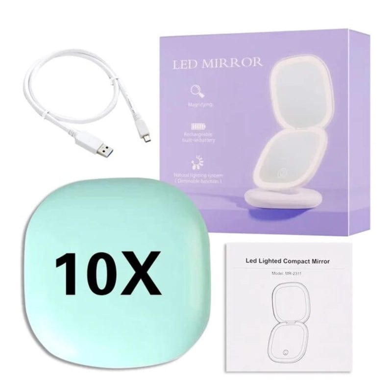 miroir avec luminosité ajustable