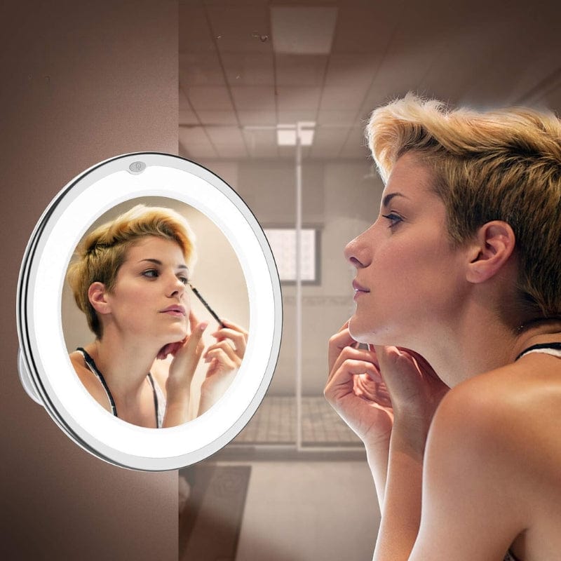 miroir lumineux avec grossissement