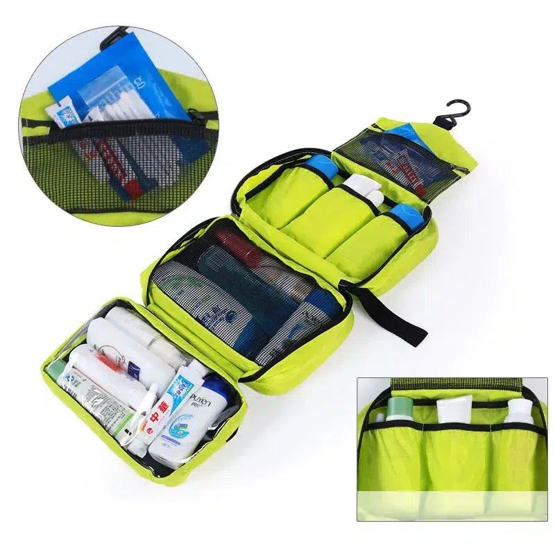 trousse de voyage jaune pratique pour hommes