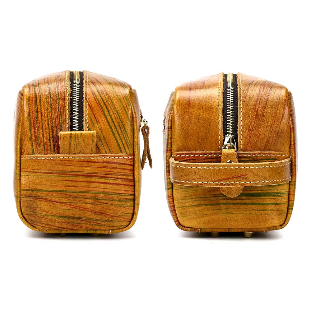 trousse de voyage en cuir chic