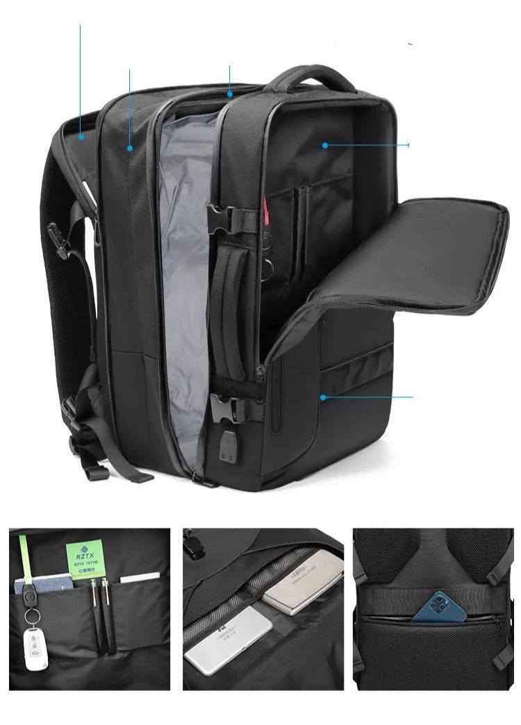sac à dos ergonomique vide d'air