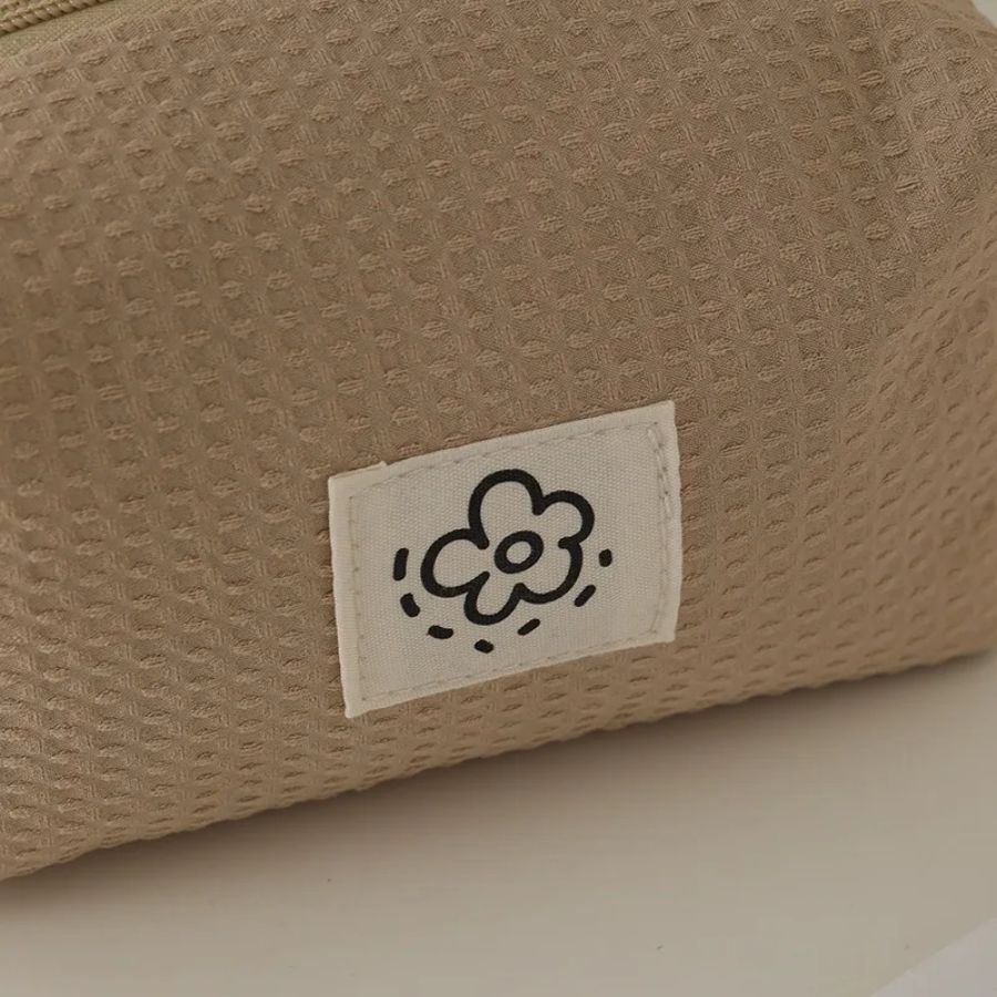trousse de rangement en coton gaze pour produits de beauté