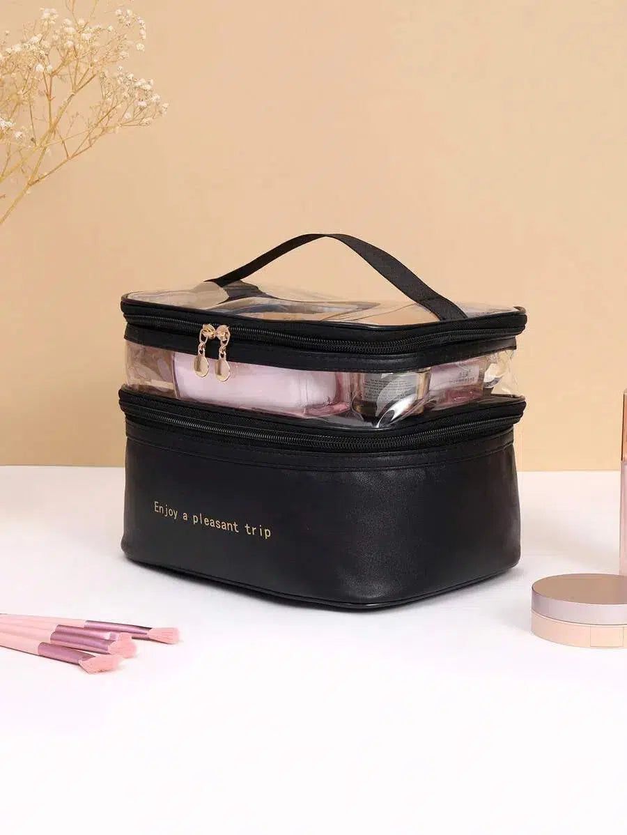 trousse de voyage noire pour femme