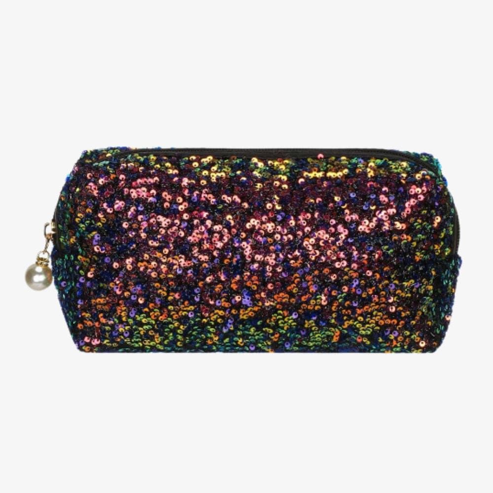 trousse de maquillage étincelante et pratique