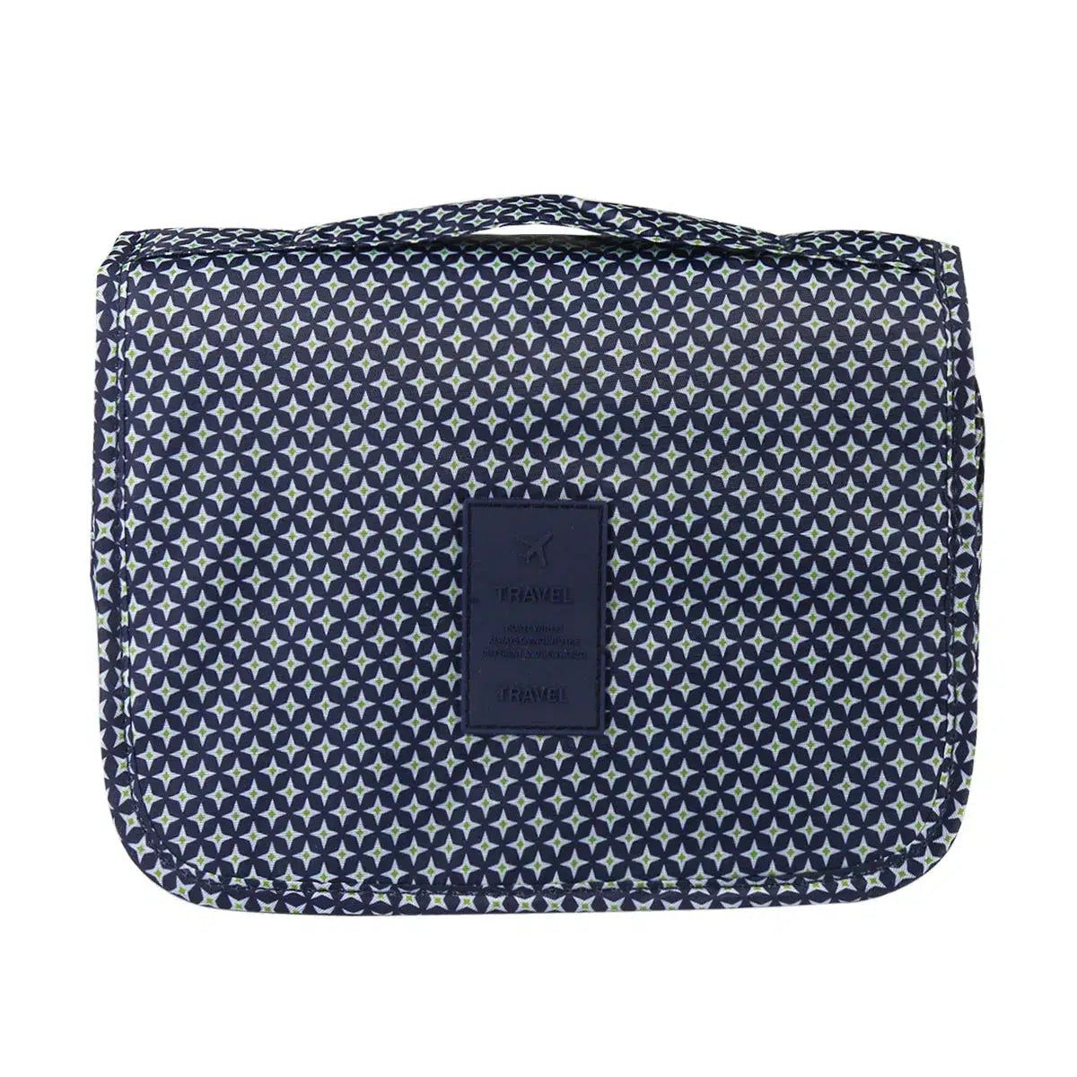 trousse cosmétique bleue style étoilé