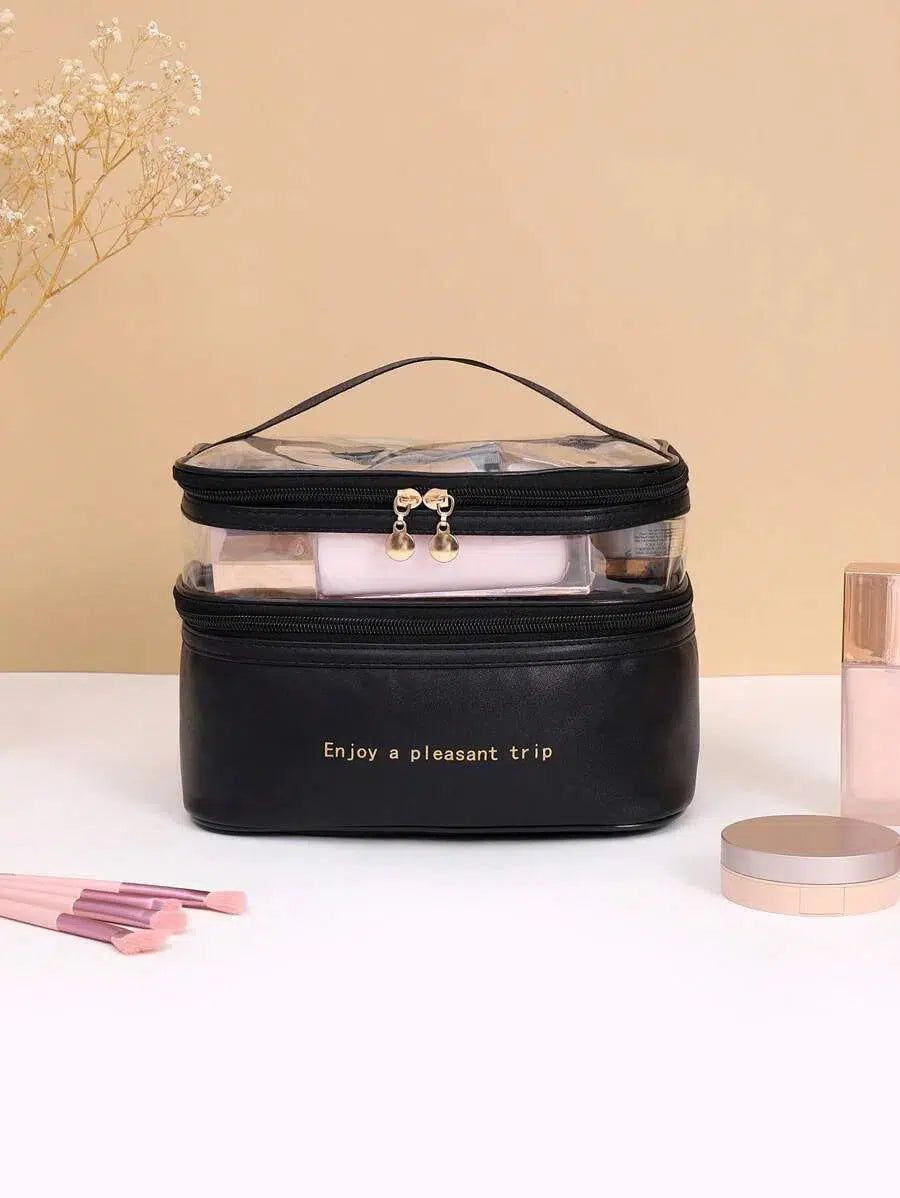 trousse de rangement noire tendance
